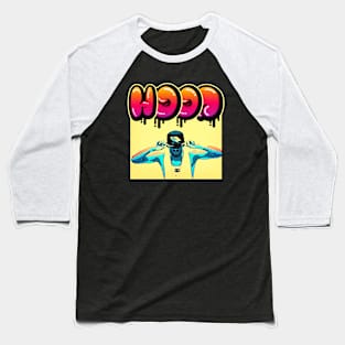 Hood Boy.Hip Hop Art Baseball T-Shirt